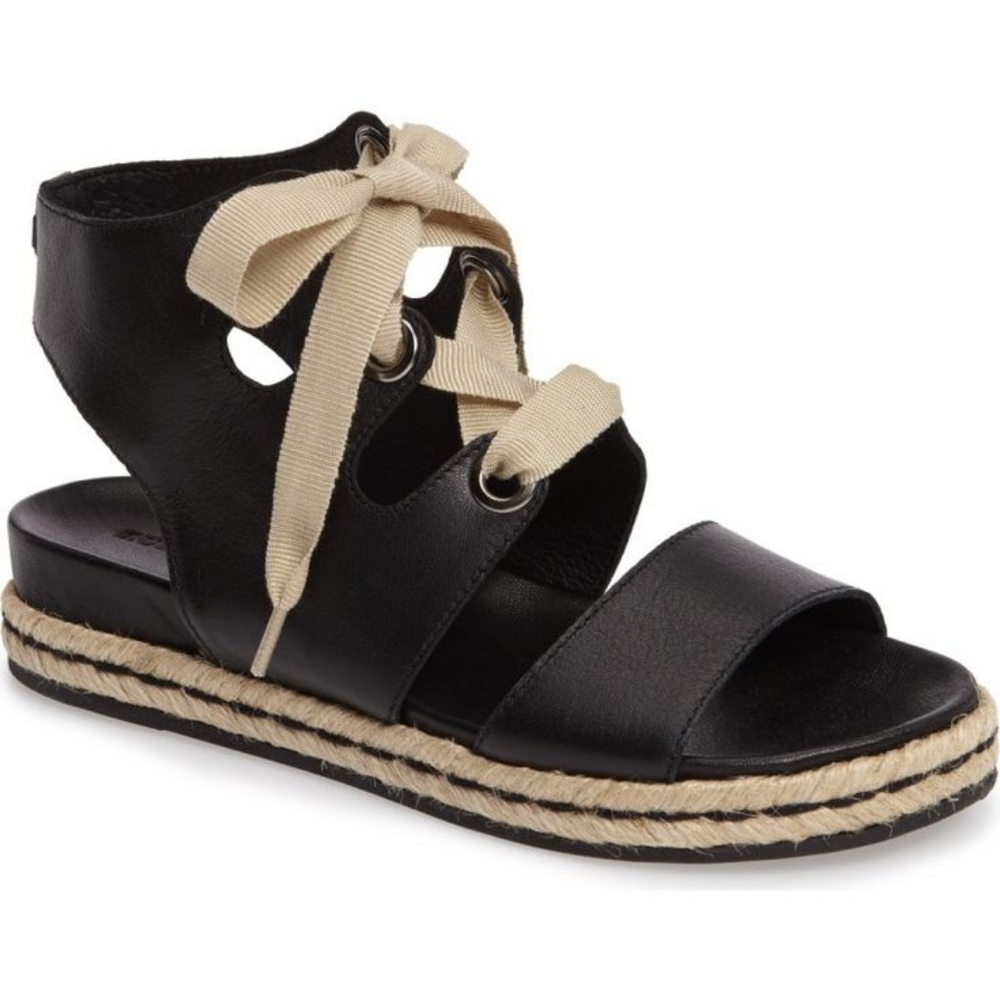 Rudsak Baptista leather lace up espadrille sandals